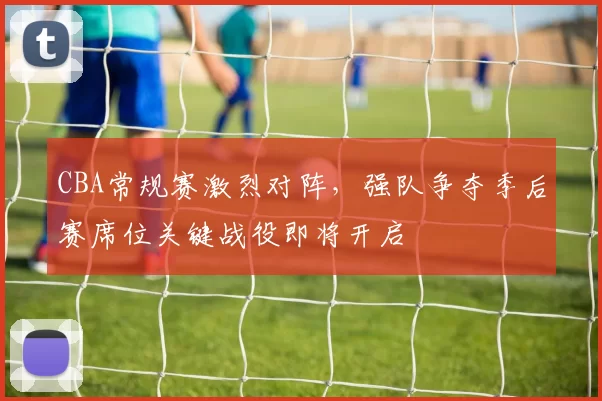 CBA常规赛激烈对阵，强队争夺季后赛席位关键战役即将开启