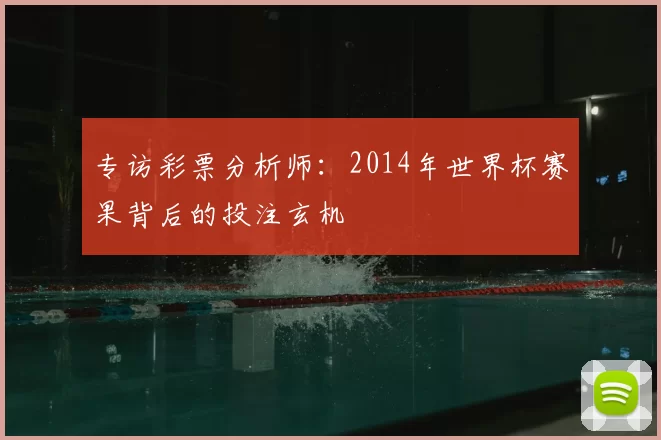 专访彩票分析师：2014年世界杯赛果背后的投注玄机