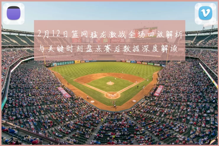 2月12日篮网猛龙激战全场回放解析与关键时刻盘点赛后数据深度解读